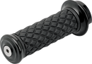 BILTWELL Alumicore Grips - TBW - Black 6608-201-01