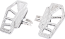 THRASHIN SUPPLY CO. Apex Mini Floorboards - Driver - Chrome - Softail TSC-2217-3-SF