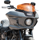 KLOCK WERKS Kolor Flare® Windshield - 6" - Orange - '22-'26 FXLRST KWW-02-0623