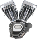 S&S CYCLE T124 Long Block Engine - Stone Gray - Touring 310-0512A