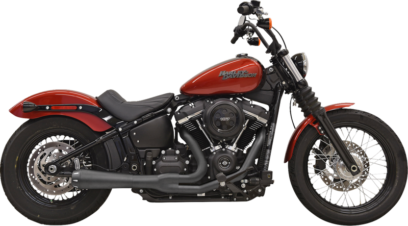 BASSANI XHAUST 2-into-1 Road Rage III Exhaust System - 49-State - Black 1S72RBE