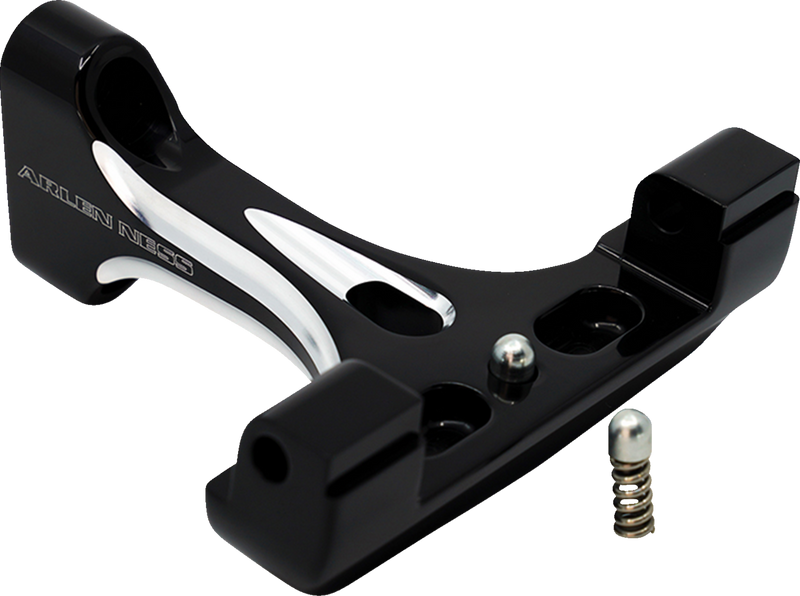 ARLEN NESS Forged Floorboard Mounts - Passenger - Black 410-033