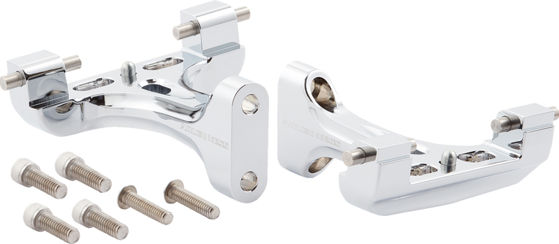 ARLEN NESS Forged Floorboard Mounts - Passenger - Chrome 410-034
