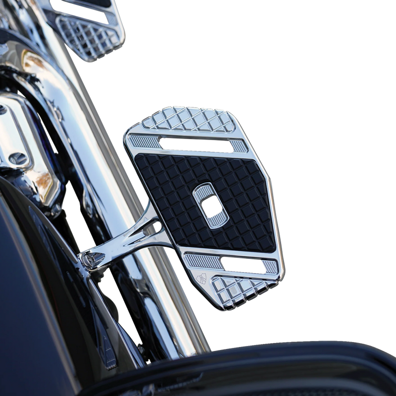 ARLEN NESS Forged Floorboard Mounts - Passenger - Chrome 410-034