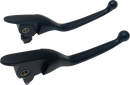 DRAG SPECIALTIES Narrow Lever Set - Black H07-0595NMB