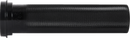 THRASHIN SUPPLY CO. Throttle Tube - Knurled - 1" - TBW - Black TSC-2704-1