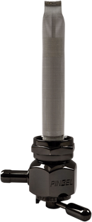 PINGEL Hex Fuel Valve - Black Chrome - 22 mm 6311-CHBLK