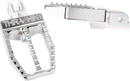 THRASHIN SUPPLY CO. Militant Foot Pegs - Front - Chrome TSC-2019-3-SF