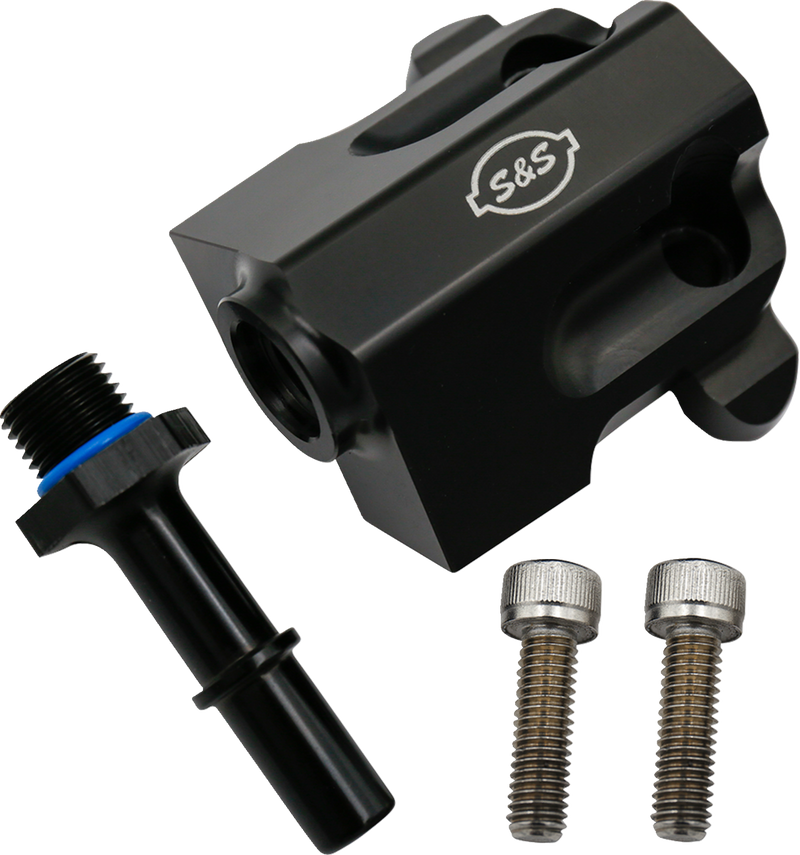 S&S CYCLE Replacement Fuel Rail Kit - Black - M8 Touring 160-0280