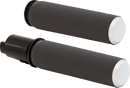 ARLEN NESS Knurled Grips - TBW - Chrome 500-051
