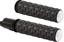 ARLEN NESS Air Trax Grips - TBW - Chrome 500-067