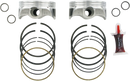 KB PERFORMANCE Piston Kit - 3.875" Standard - 9.5:1 CR - 96" to 103" Big Bore |103" Twin Cam KB907C.STD
