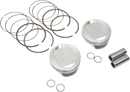 KB PERFORMANCE Piston Kit - 3.875" +0.005" - 10.0:1 CR - 103" Twin Cam | 96" Big Bore to 103" w/SE 95 cc Heads KB660C.005