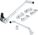 ARLEN NESS Extended Foot Control Kit - 3" - Chrome 410-037