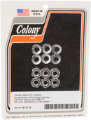 COLONY Oil Pump Nut Kit - Chrome 8110-12