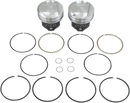 KB PERFORMANCE Piston Kit - 3.498" +0.005" - 10.5:1 CR - 80" Evolution Big Twin KB266.005