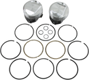 KB PERFORMANCE Piston Kit - 3.498" +0.010" - 10.5:1 CR - 80" Evolution Big Twin KB266.010