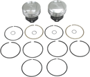 KB PERFORMANCE Piston Kit - 3.498" +0.020" - 10.5:1 CR - 80" Evolution Big Twin KB266.020