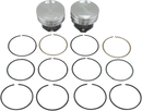 KB PERFORMANCE Piston Kit - 3.498" +0.020" - 9.6:1 CR - 80" Evolution Big Twin KB305.020