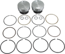 KB PERFORMANCE Piston Kit - 3.875" Standard - 9.3:1 CR - 95" Twin Cam Big Bore KB348.STD