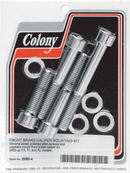 COLONY Bolt Kit - Front/Brake Caliper - Socket-Head/Knurled 2080-4