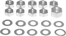 COLONY Nuts with Washers Kit - Transmission Side Cover/Clutch Arm - Cadmium Plated 8113-20