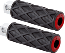 ARLEN NESS Diamond Foot Pegs - Male Mount - Red 400-056