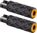 ARLEN NESS Diamond Foot Pegs - Driver - Gold 400-057