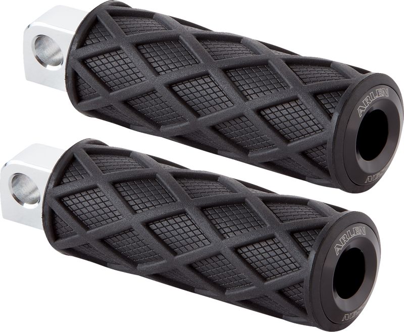 ARLEN NESS Diamond Foot Pegs - Passenger - Black 400-047