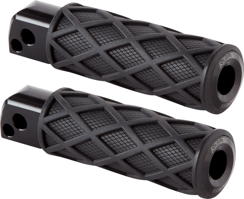 ARLEN NESS Diamond Foot Pegs - Passenger - Black 400-053