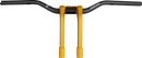 PERFORMANCE MACHINE (PM) Phatbar & Riser Kit - Internal Wiring - 9" - Gold Ops 0208-2195M-SMG