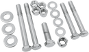 COLONY Hardware Kit - Motor Mount Bolts/Nuts/Washers - Chrome - '70-'84 Harley-Davidson 8806-17
