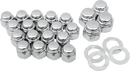 COLONY Cap Nuts with Washers - Rocker Box - Hex - '66-'84 Big Twin 8449-22