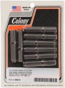 COLONY Cylinder Base Stud Set - '30-'77 Big Twin 8856-8