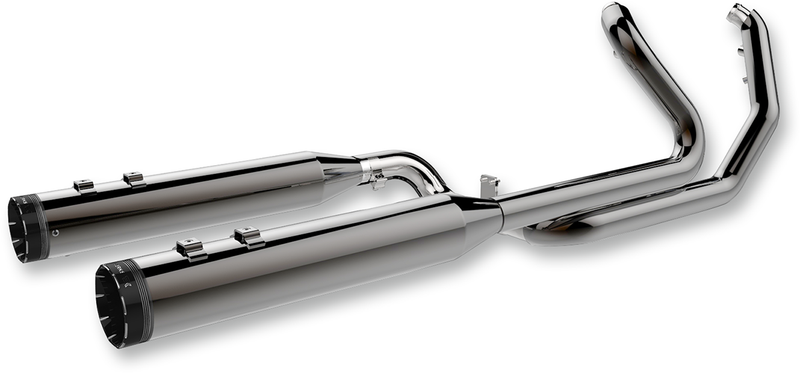 KHROME WERKS 2-into-2 Dominator Exhaust System with 4-1/2" Mufflers - Eclipse? - FL 201810A