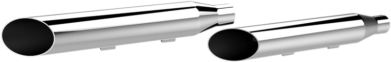 KHROME WERKS 3" HP-Plus? Slip-On Mufflers - Slash-Cut - Chrome - XL 202395