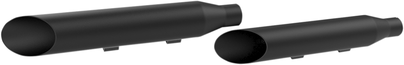 KHROME WERKS 3" HP-Plus? Slip-On Mufflers - Slash-Cut - Black - XL 202895