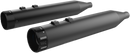 KHROME WERKS 4-1/2" HP-Plus? Slip-On Mufflers - Black with Klassic Tip 202830