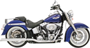 BASSANI XHAUST Power Curve True-Dual Crossover Header Pipes - '86-'06 Softail SFT-211
