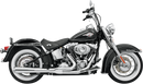BASSANI XHAUST 2:1 Exhaust - Chrome - Long - Softail 12111J