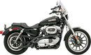 BASSANI XHAUST Radial Sweepers Exhaust System - Black - '86-'03 XL XL-FF12B