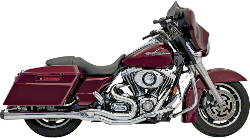 BASSANI XHAUST Megapower 2:1 Exhaust - 1-3/4" to 1-7/8" to 2" - Chrome FLH-767