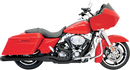 BASSANI XHAUST Megapower 2:1 Exhaust - 1-3/4" to 1-7/8" to 2" - Black FLH-767B