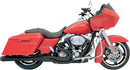BASSANI XHAUST B4 2:1 Exhaust - Black - Megaphone FLH-747B