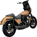 BASSANI XHAUST Road Rage 2:1 Exhaust - Black 1FXR2B