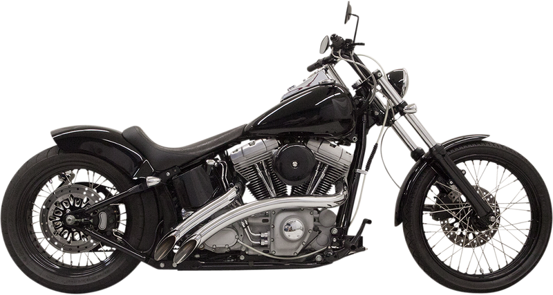 BASSANI XHAUST Radial Sweepers Exhaust System - Chrome 1SD1F