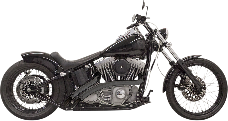 BASSANI XHAUST Radial Sweepers Exhaust System - Black 1SD1FB