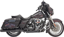 BASSANI XHAUST Down Under Exhaust - Black - Straight Can 1F76RB