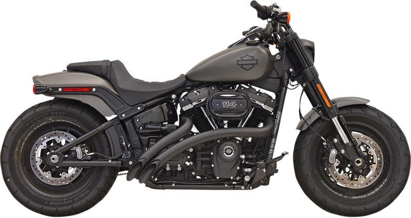 BASSANI XHAUST Radial Sweepers Exhaust System - Black 1S21FB