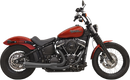 BASSANI XHAUST 2-into-1 Road Rage Exhaust System - Black 1S72RB